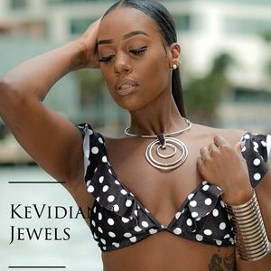 Silver Circles Choker